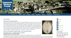 Desktop Screenshot of cumnockhistorygroup.org